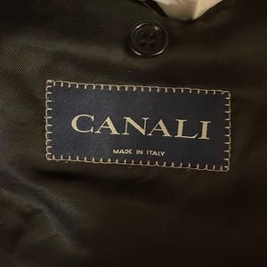 Canali Suit pinstripe Mens 52 6 R